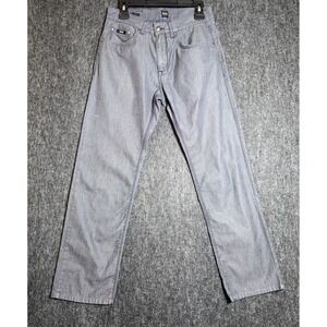Hugo Boss Mens Blue Jeans Regular Fit Pants Size 31/34(29) Black Label